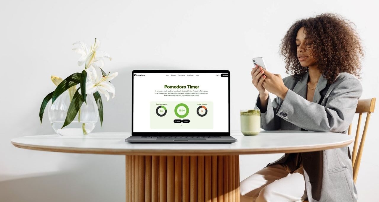 Unlock Peak Productivity: Employ Digital’s Free Pomodoro Clock