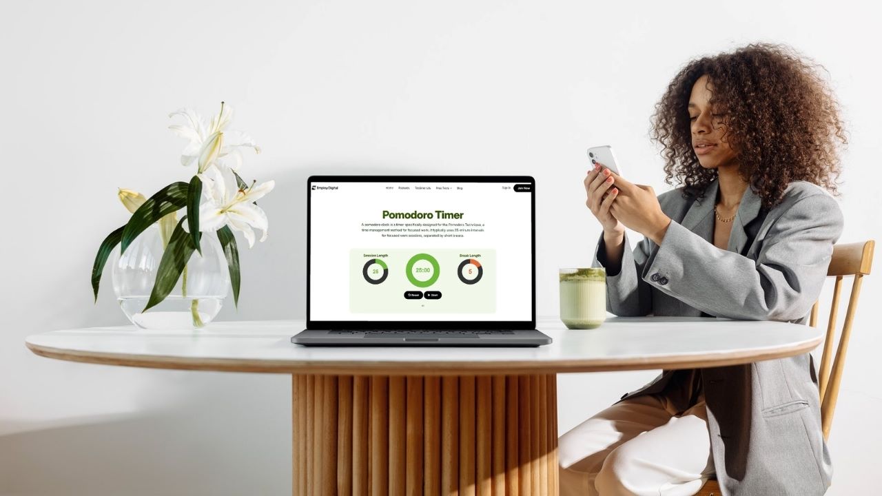 Unlock Peak Productivity: Employ Digital’s Free Pomodoro Clock